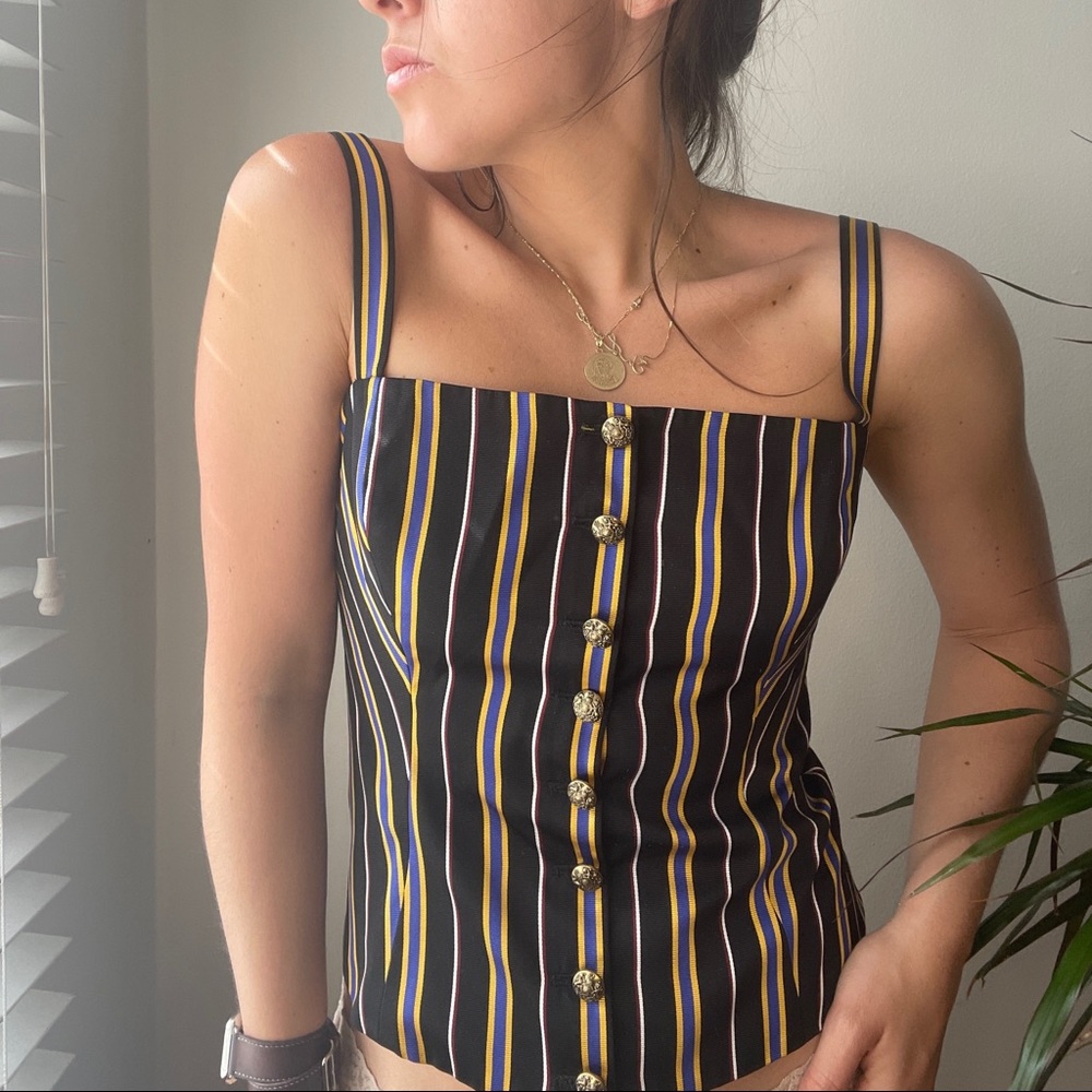 RALPH LAUREN CORSET TOP